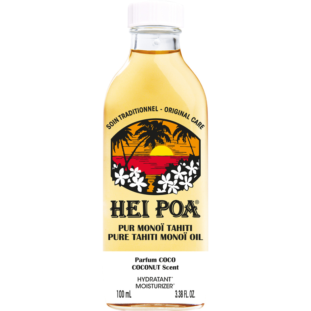 Hei Poa Pur monoï Coco 100 ml Huile Pur Monoi