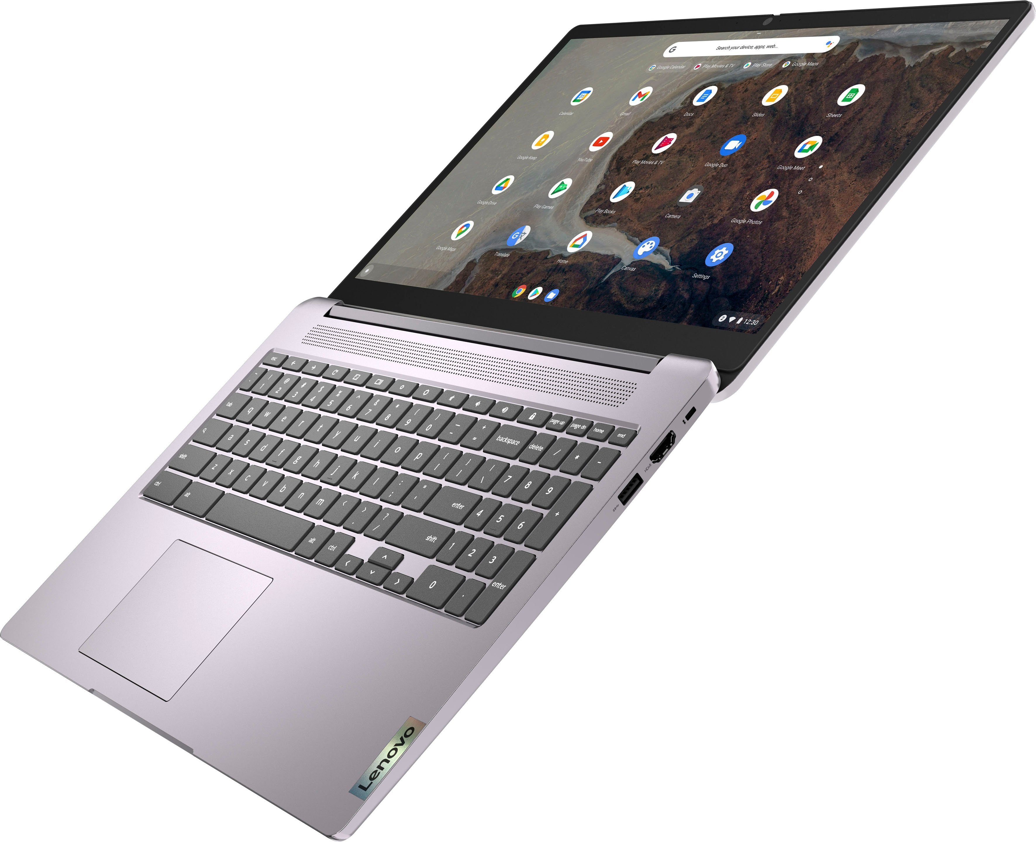 Lenovo IdeaPad 3 Chrome 15IJL6 Chromebook (39,62 cm/15,6 Zoll, Intel Pentium Silber N6000, UHD Graphics, 128 GB SSD)