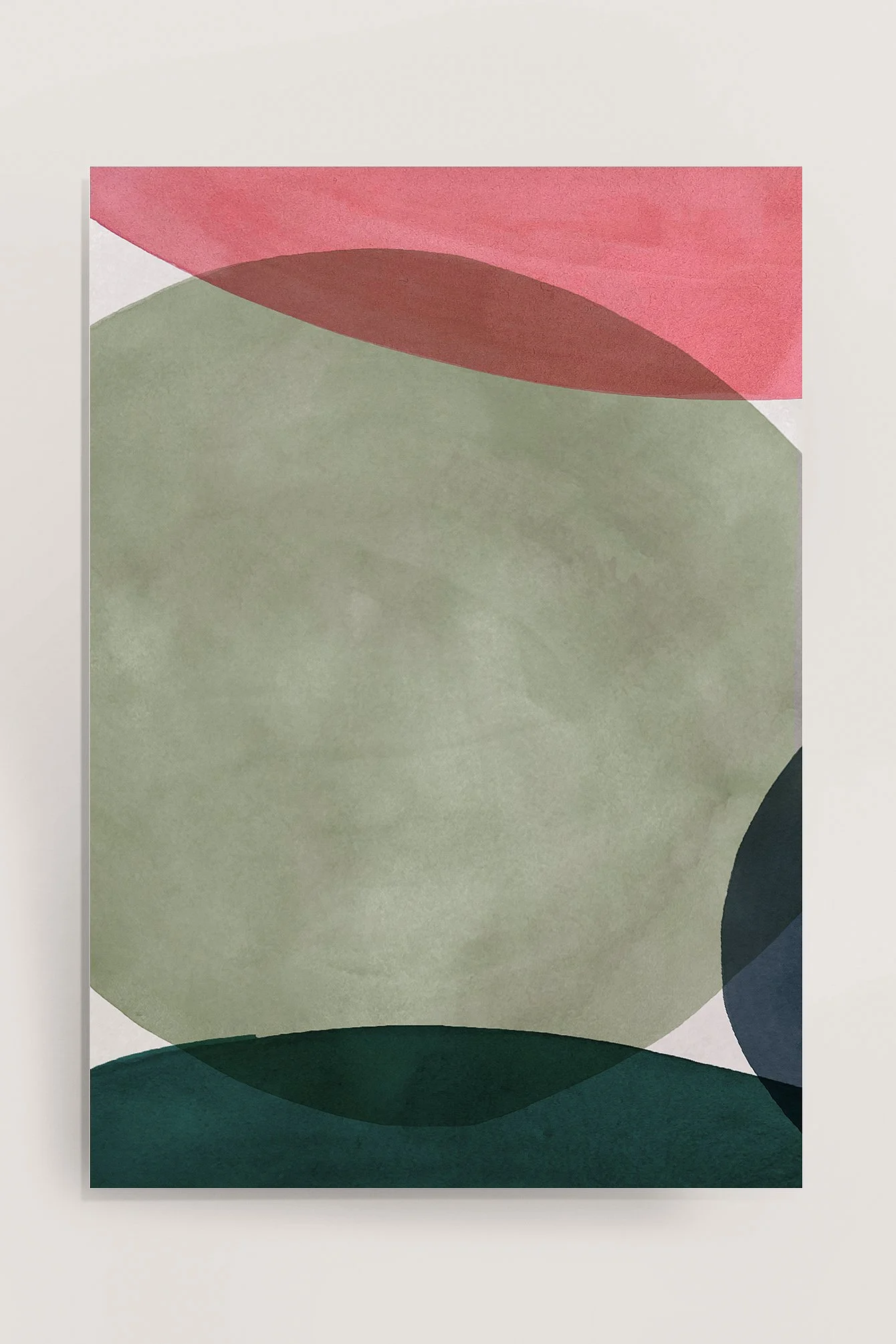 Painted Circles Poster