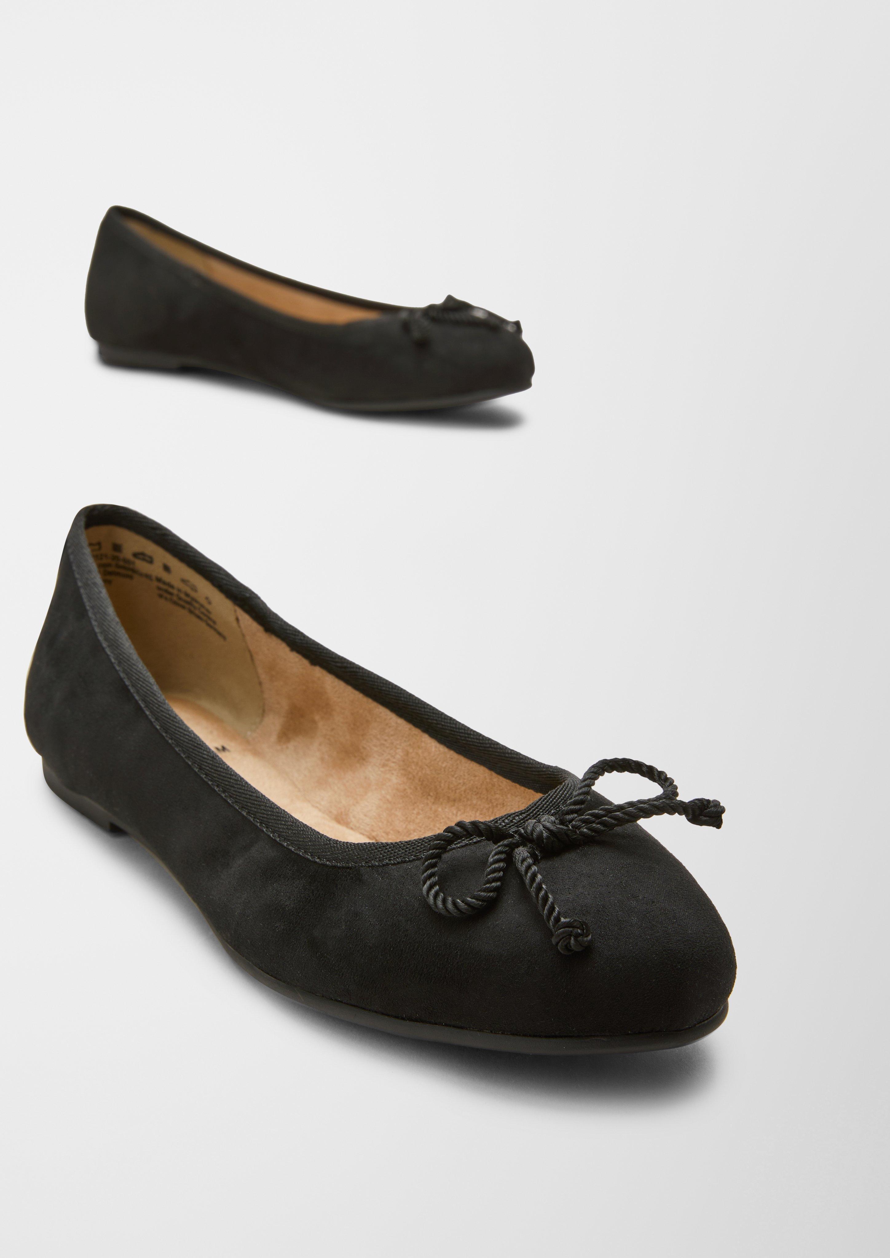 Ballerinas aus Lederimitat  6007387-001