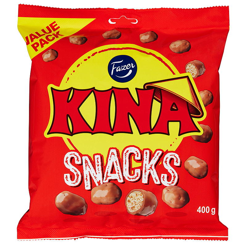 Fazer Kina rød snacks 400 g fazer