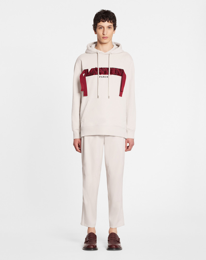HOODIE OVERSIZE BRODÉ LANVIN CURB LACE