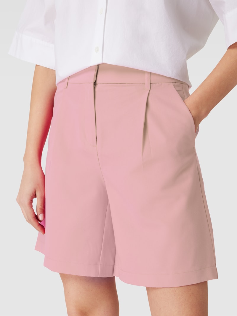 Shorts mit Reißverschluss Modell 'ZELDA' in hellrosa