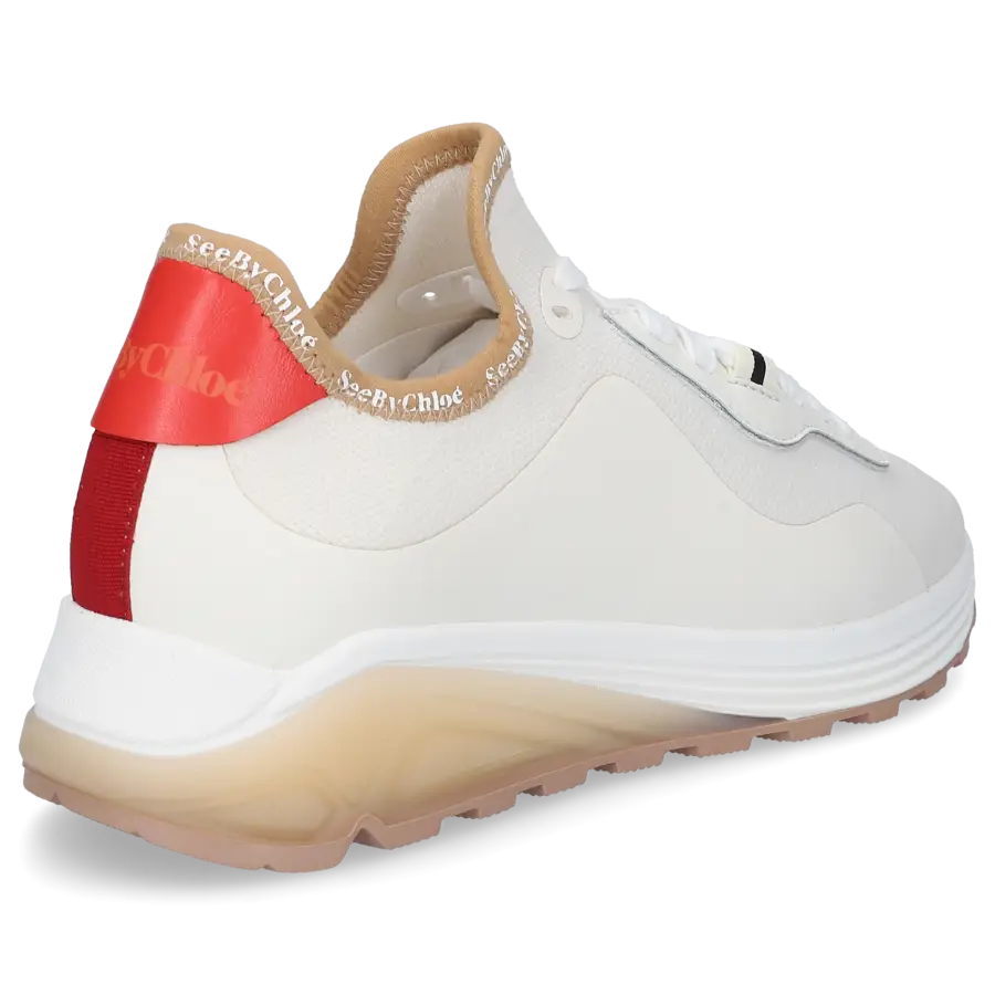 SEE BY CHLOÉ - Sneaker low SB38181A Kalbsleder - weiß