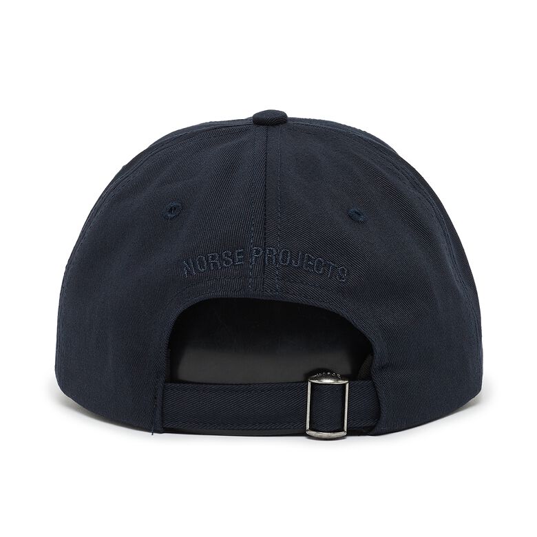 Norse Projects Felt N Twill Sports Cap dark navy