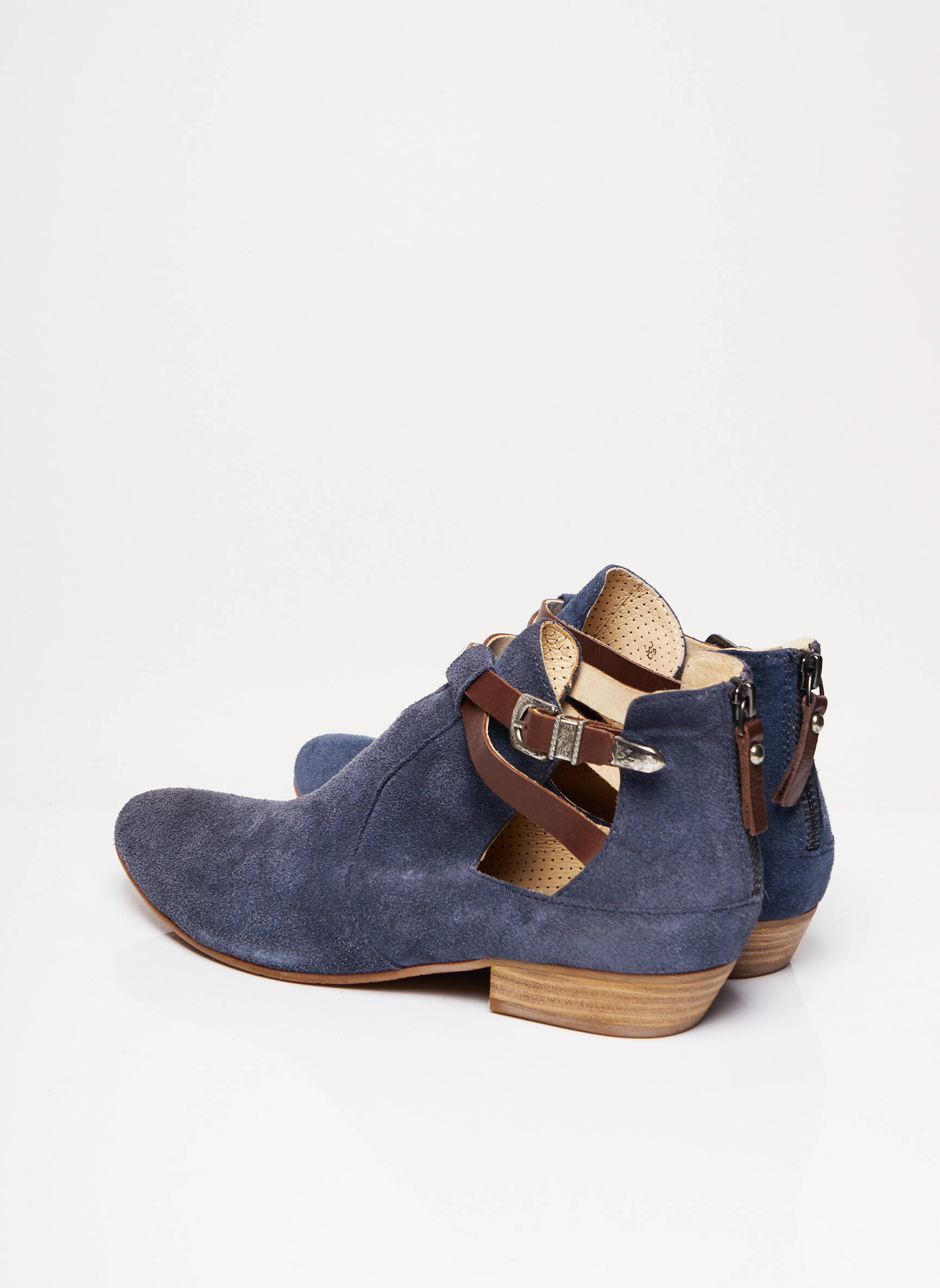 Un Matin D Ete Bottines Femme couleur bleu