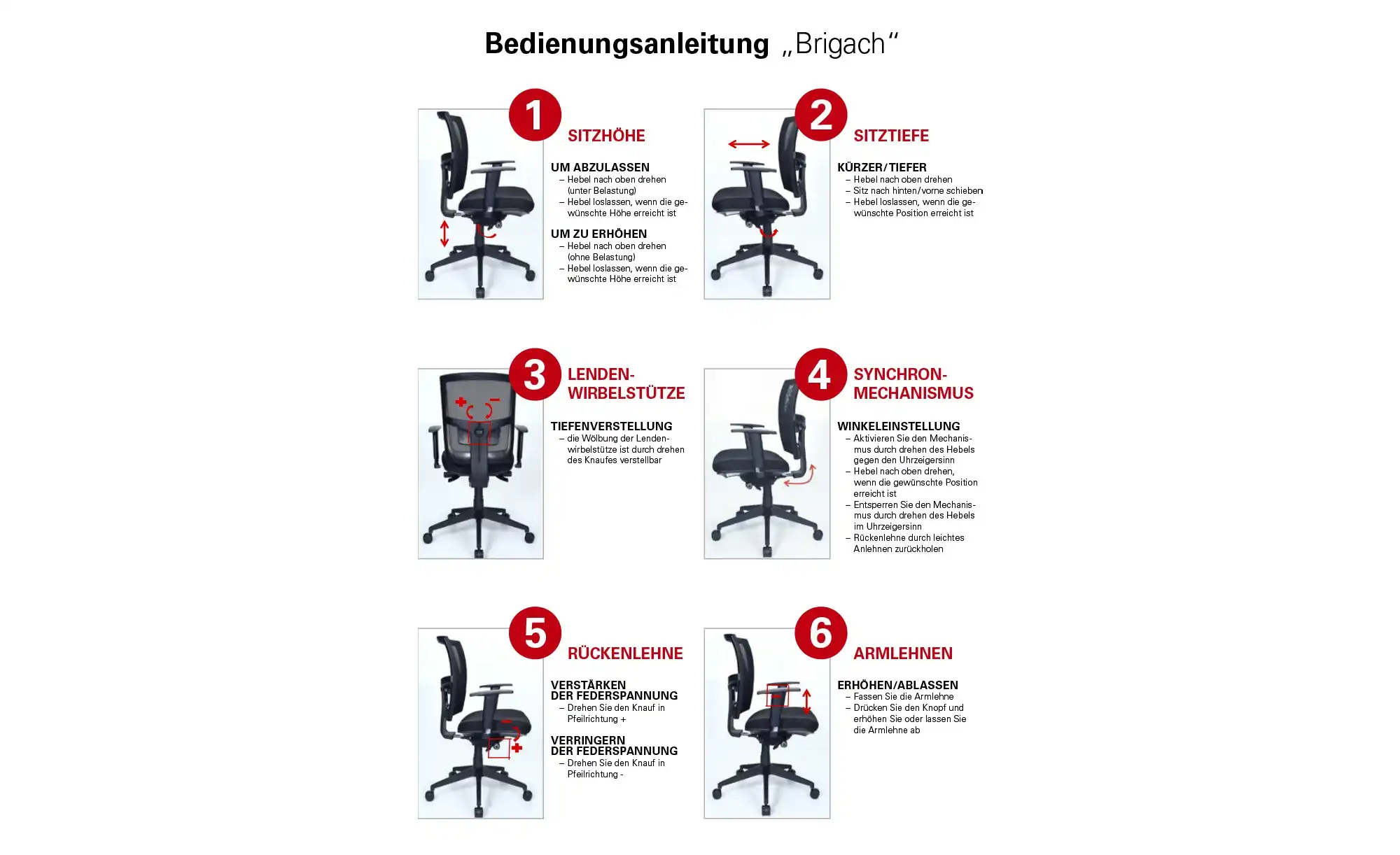 Drehstuhl schwarz