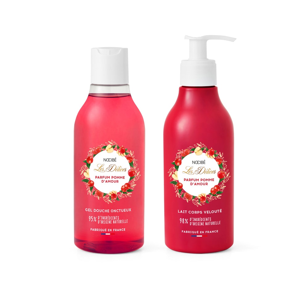 Nocibé Les Délices - Mes Secrets de Beauté Coffret bain Pomme d'Amour