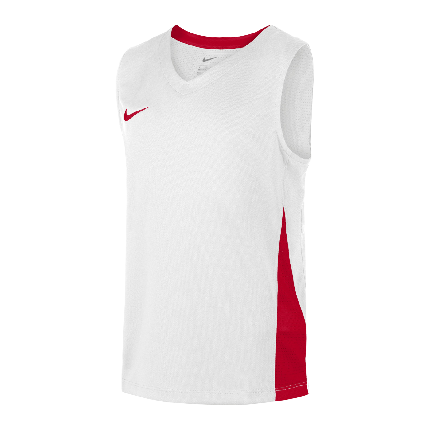 Nike Team Basketball Stock Trikot Weiss Rot F103