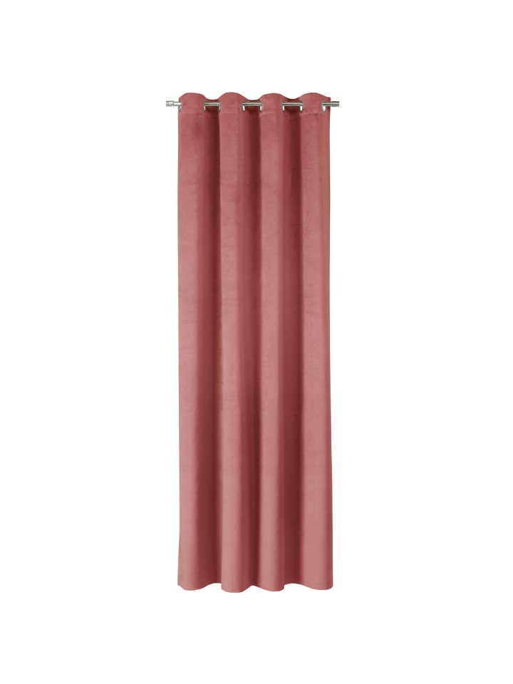 Tom Tailor TT Ösenvorhang VelvetSignature 140 x 250 cm in Rose günstig kaufen 140 x 250 cm