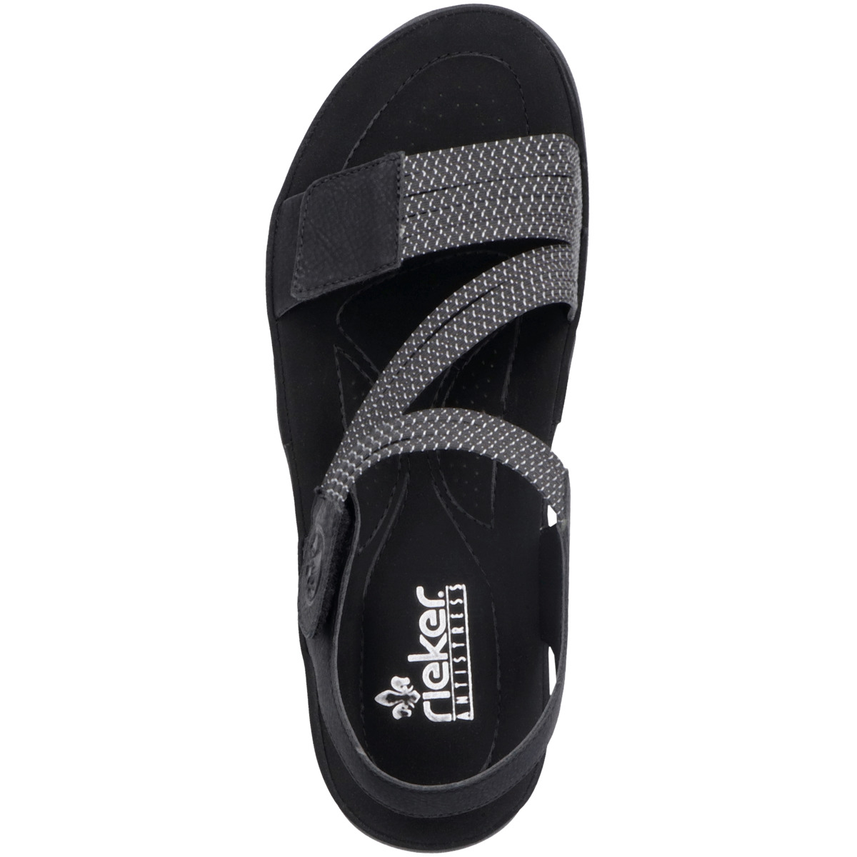 Rieker 64870 Sandale schwarz