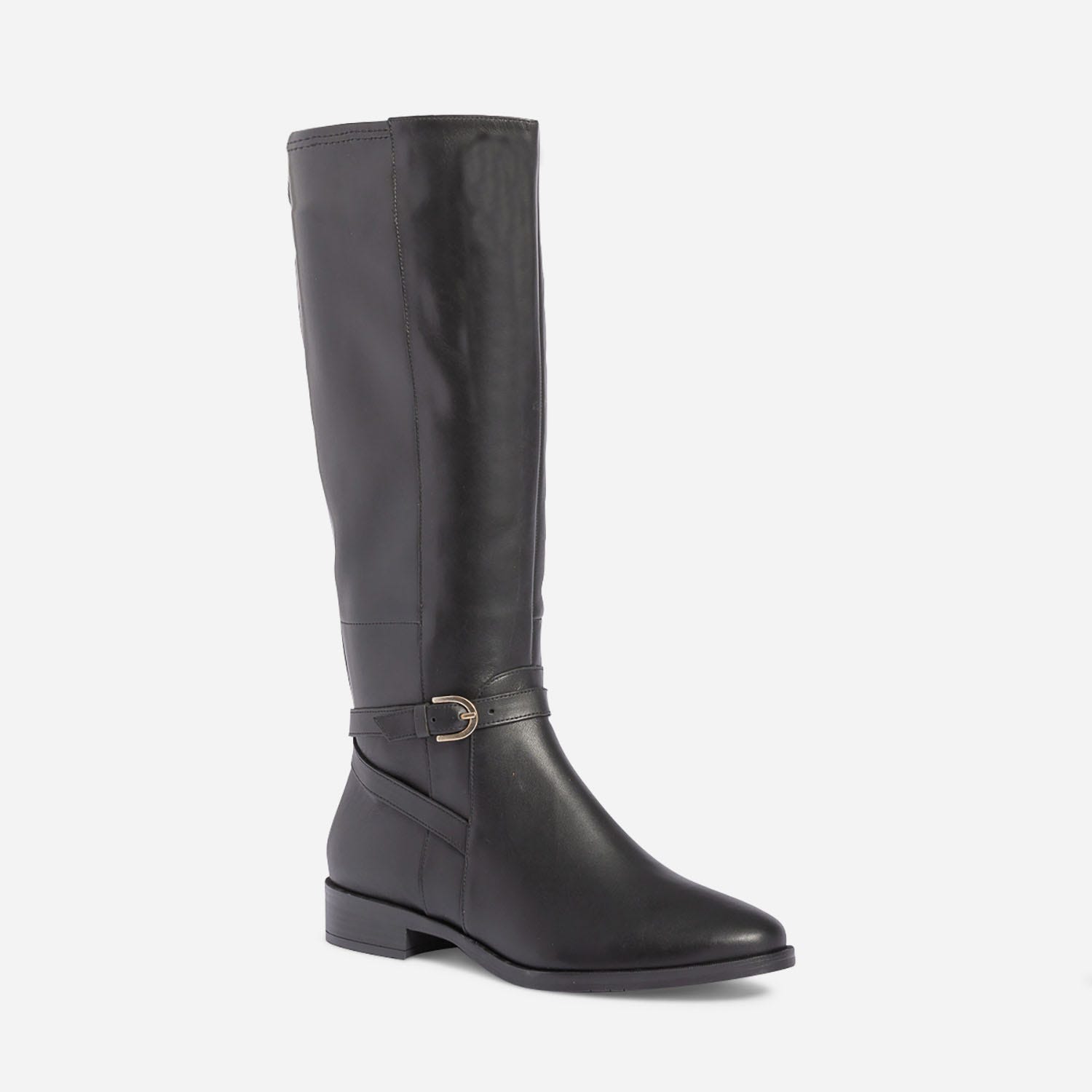 Botte ERAM FLEX noire en cuir à bride