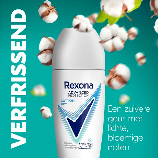Rexona Advanced Protection Cotton Dry izzadásgátló roll-on 50ml