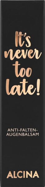ALCINA It's never too late! Anti-Falten Augenbalsam