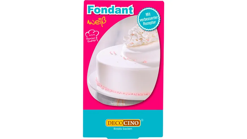 DECOCINO Fondant Weiß