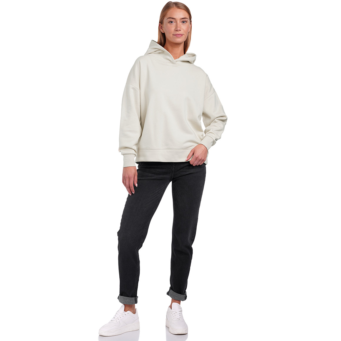 Damen Hoodie mit großem Rücken-Print