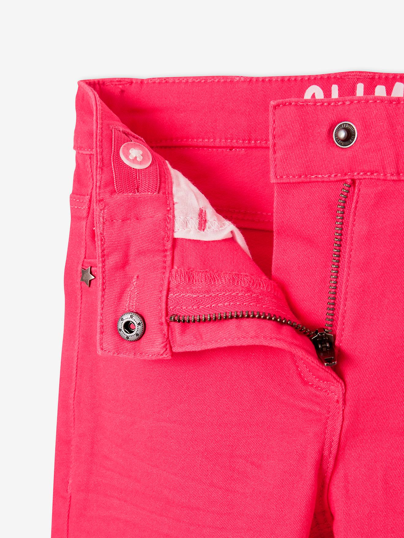 Vertbaudet Mädchen Slim-Fit-Hose, Hüftweite SLIM - grün