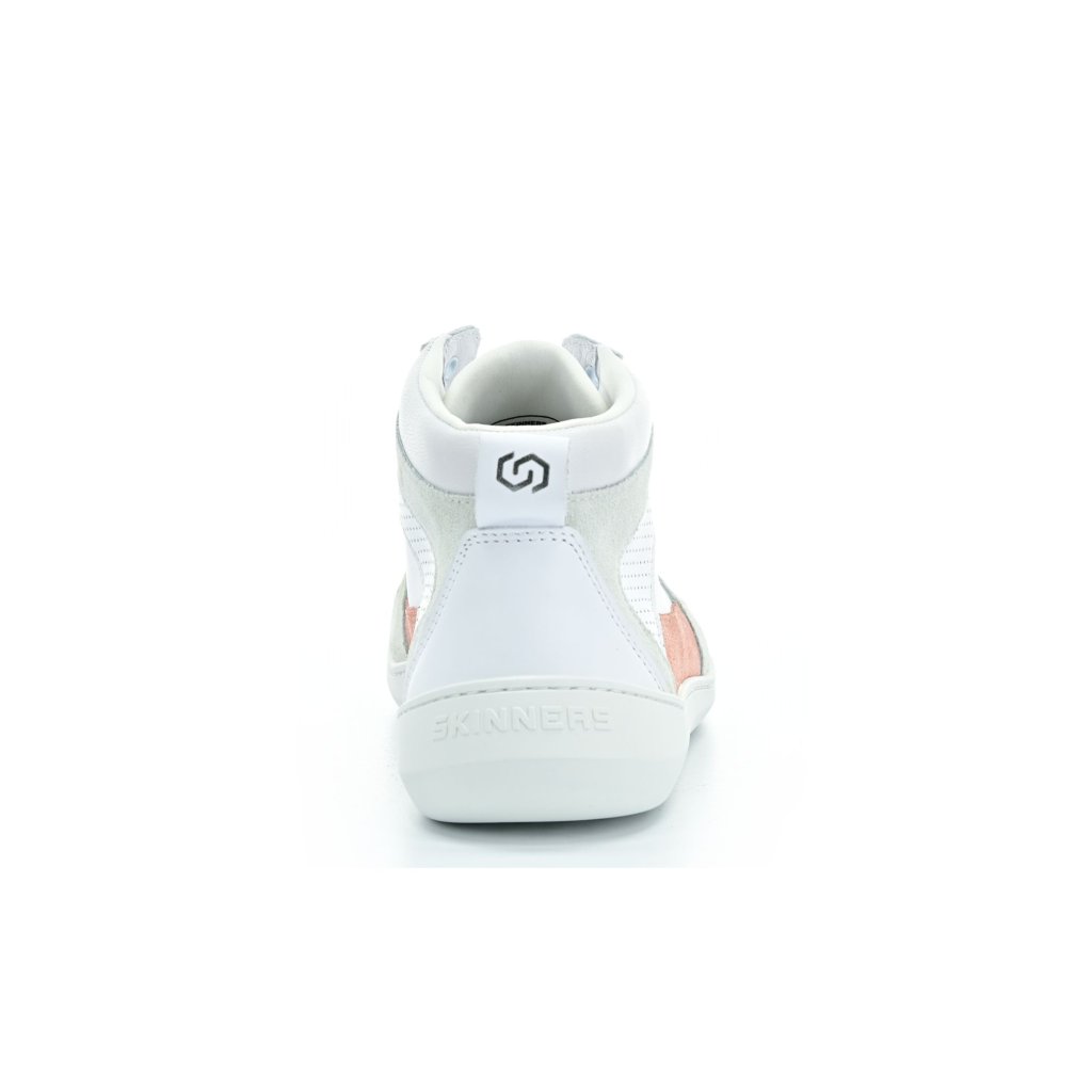 Skinners Oldschooler High Top Pink/White Barfußstiefeletten
