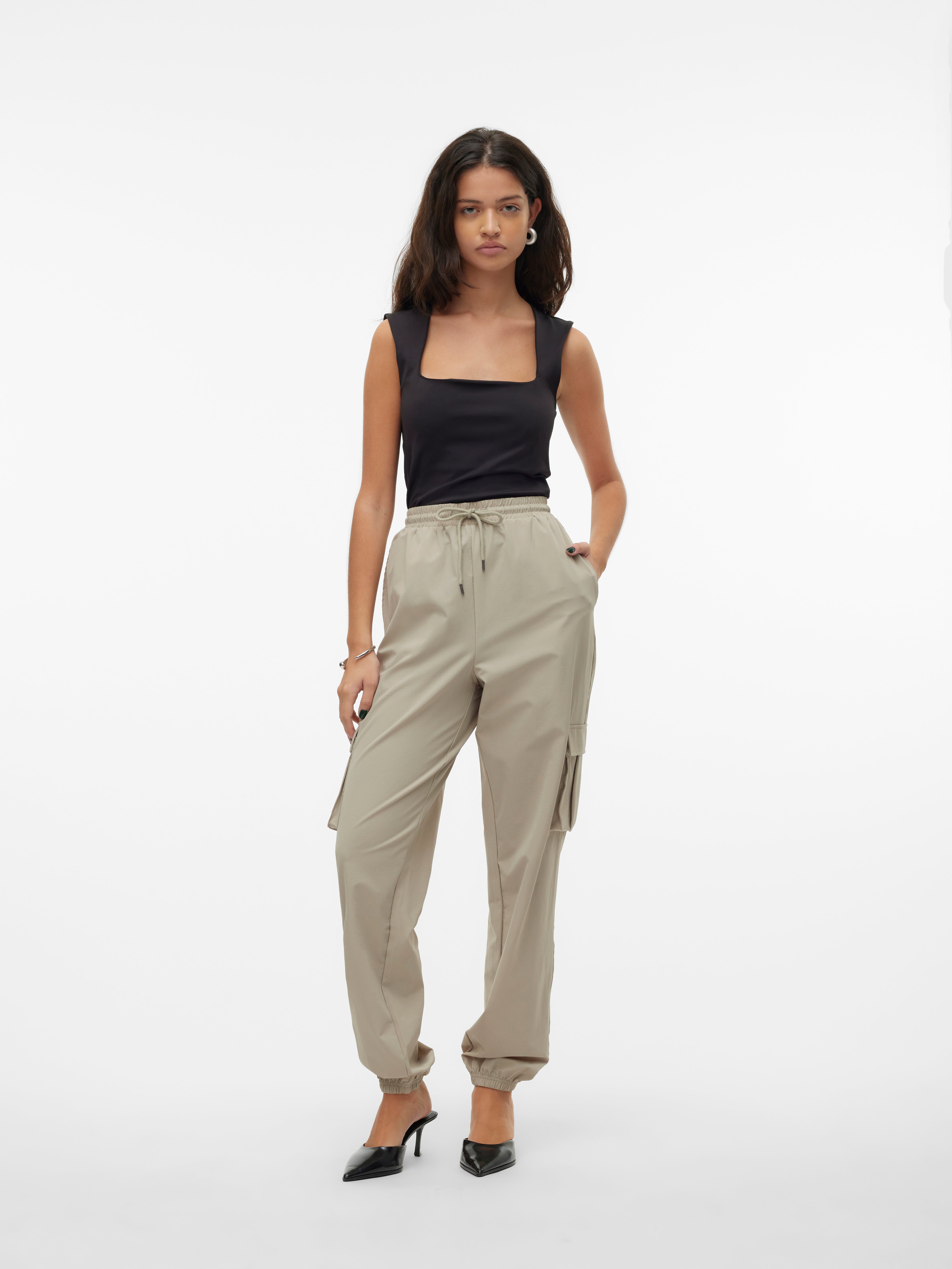 VMKIMBERLY Hohe Taille Cargohose
