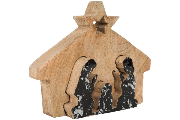 MyFlair Deko Puzzle Haus
