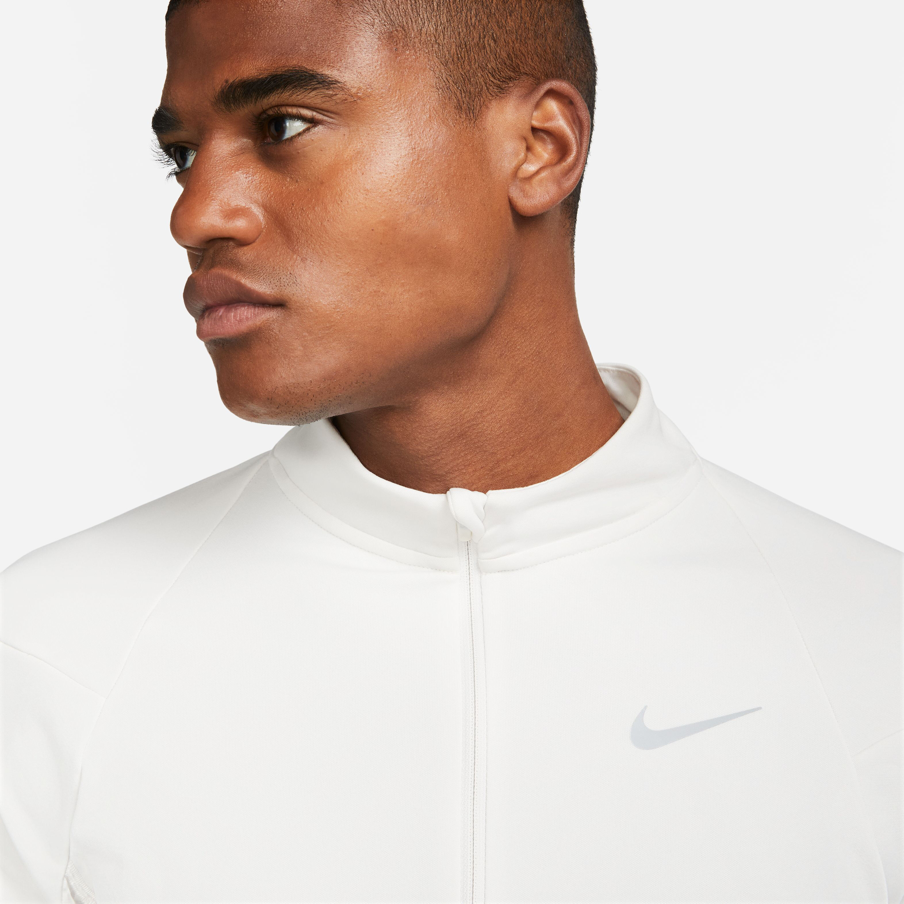 TF RDVN Element Half-Zip Lauftop Herren - Beige, Grau