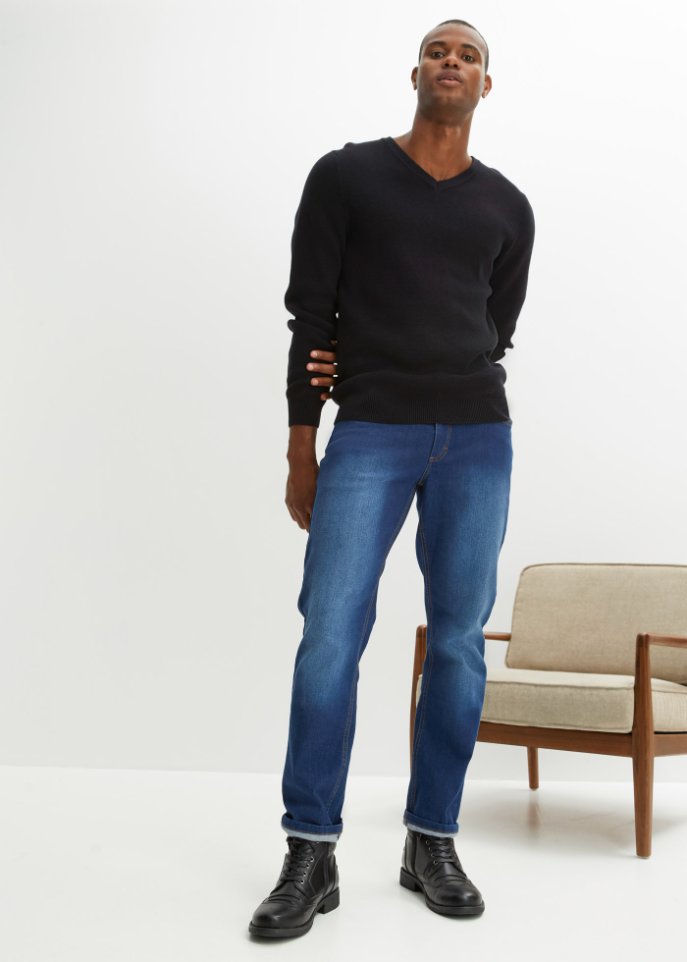 Essential Pullover mit V-Ausschnitt