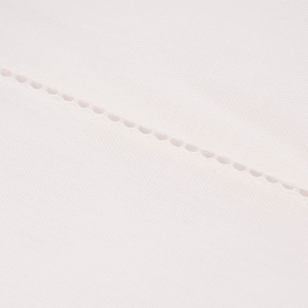 Meterware Gardinenstoff Gardinenstores Batistoptik doppeltem Abschluss und Häke, SCHÖNER LEBEN., halbtransparent, Voile