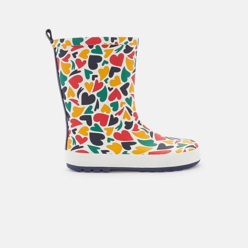 Bottes de pluie cœurs fille