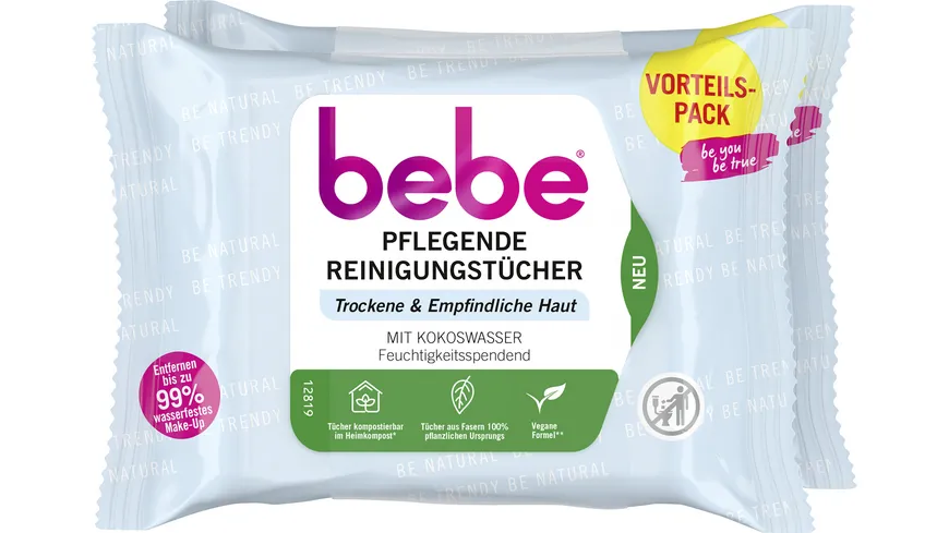 bebe pflegende Reinigungstücher Doppelpack