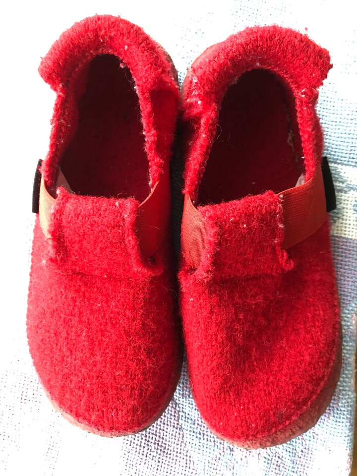 Nanga shoes Wollhausschuhe in Rot günstig kaufen 33