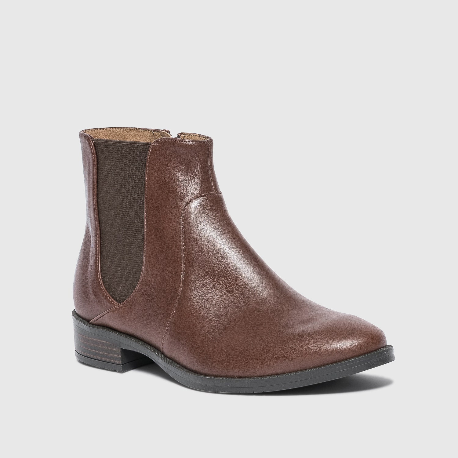 Boots ERAM FLEX cognac en cuir