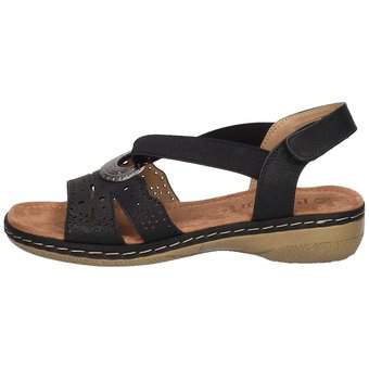 Puccetti Sandale in schwarz