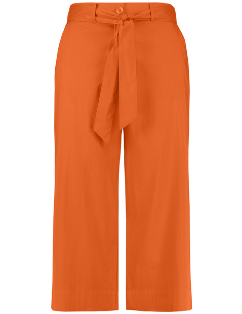 Weite 3/4 Hose mit Bindegürtel Lotta