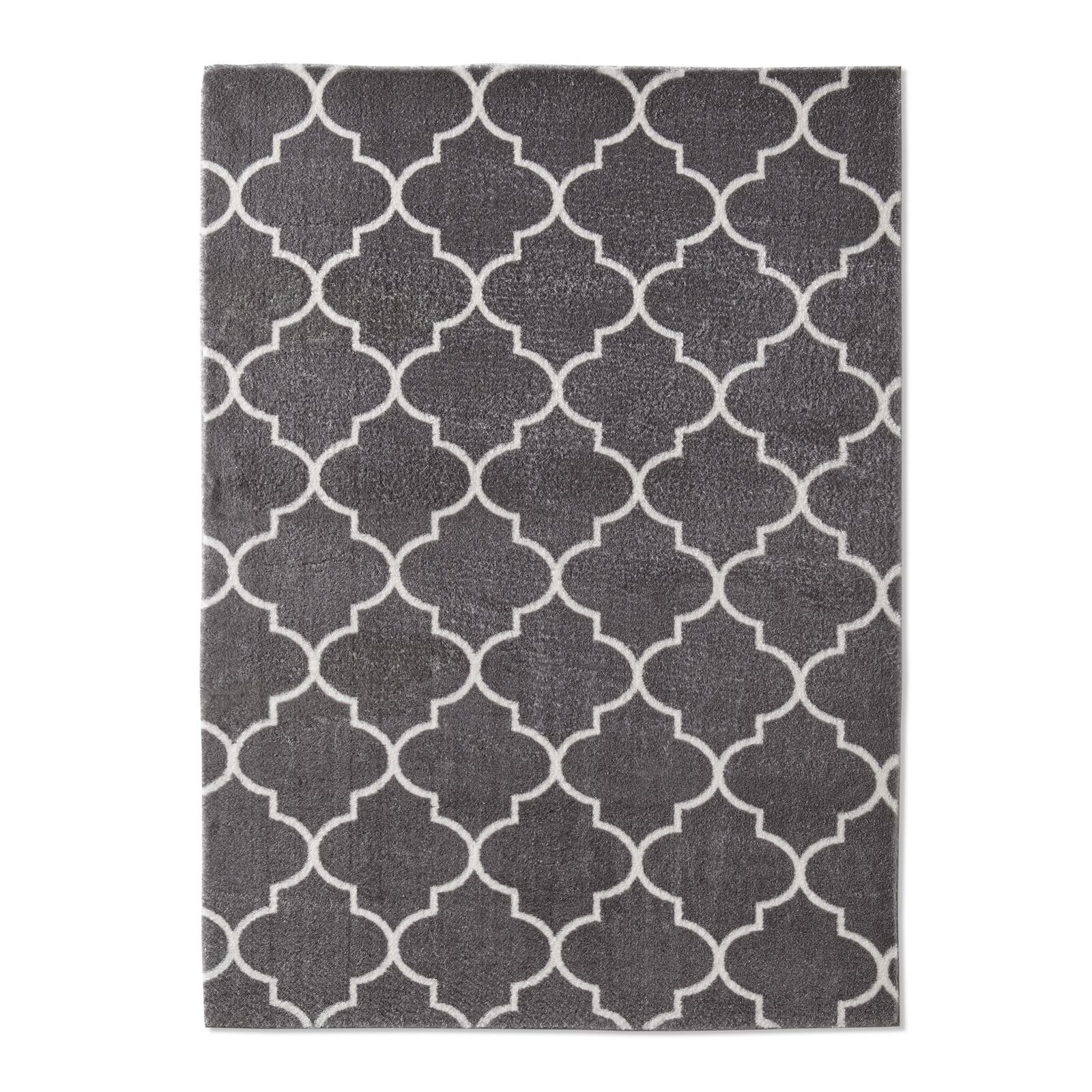 Teppich Valetta Florentiner 52, TaraCarpet, rechteckig, Höhe: 19 mm, Skandi designer kurzflor waschbar Wohnzimmer Schlafzimmer 050x080 cm