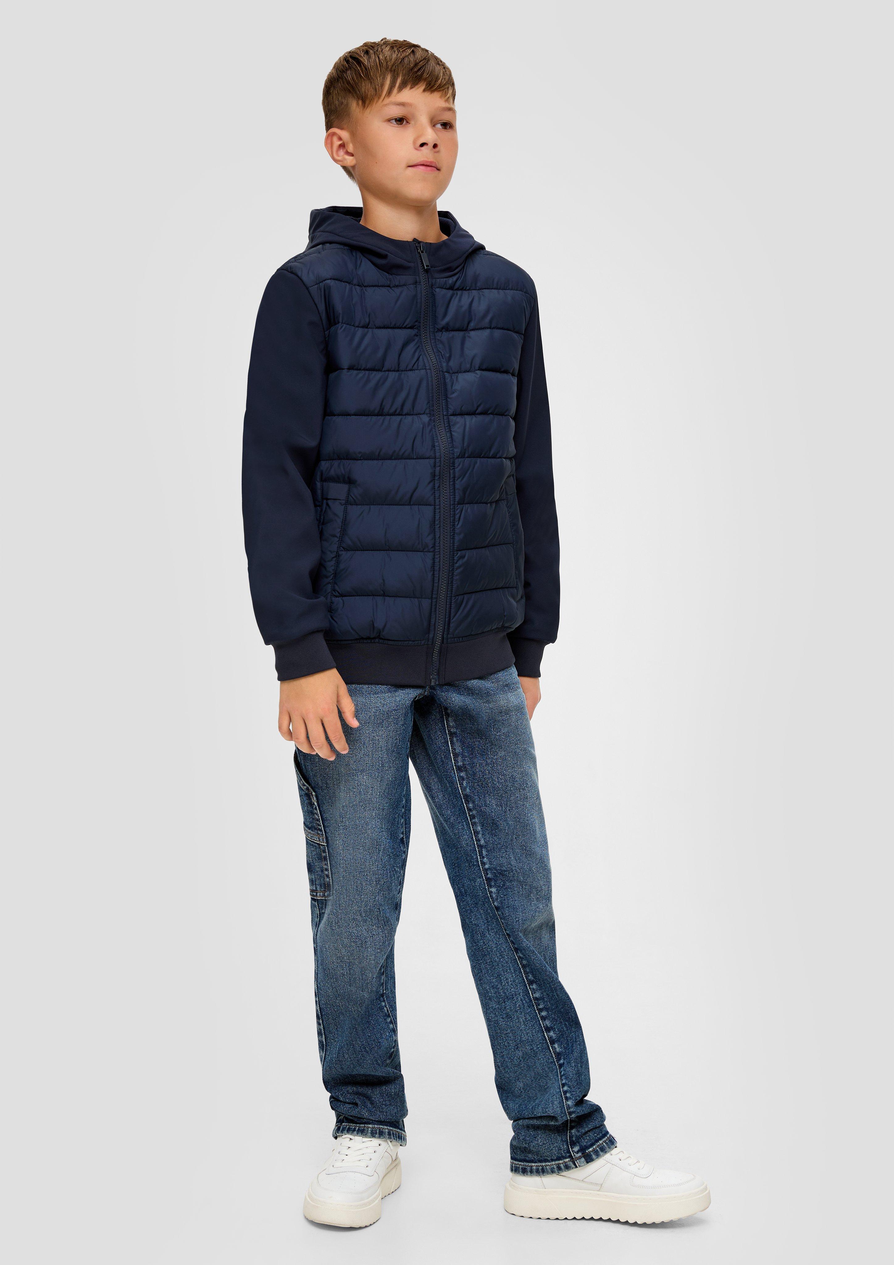 Softshelljacke im Fabricmix  2132162-5952