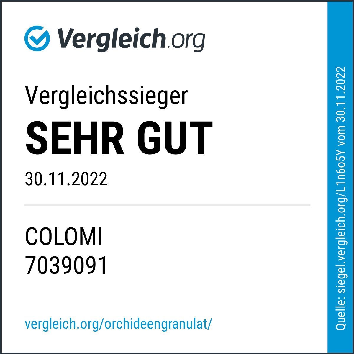 colomi Pflanzgranulat Spezial Pflanzboden für Orchideen - patentiert weiss, mit Ionenaustauscher, 1 Liter