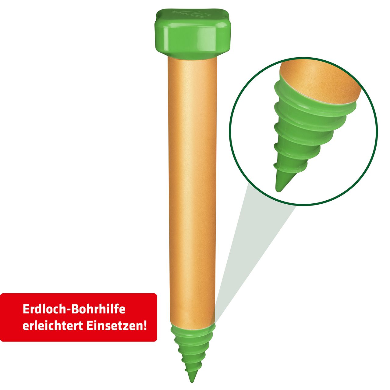 Gardigo Maulwurf-Ameisen-Abwehr Deluxe mit Erdloch-Bohrhilfe