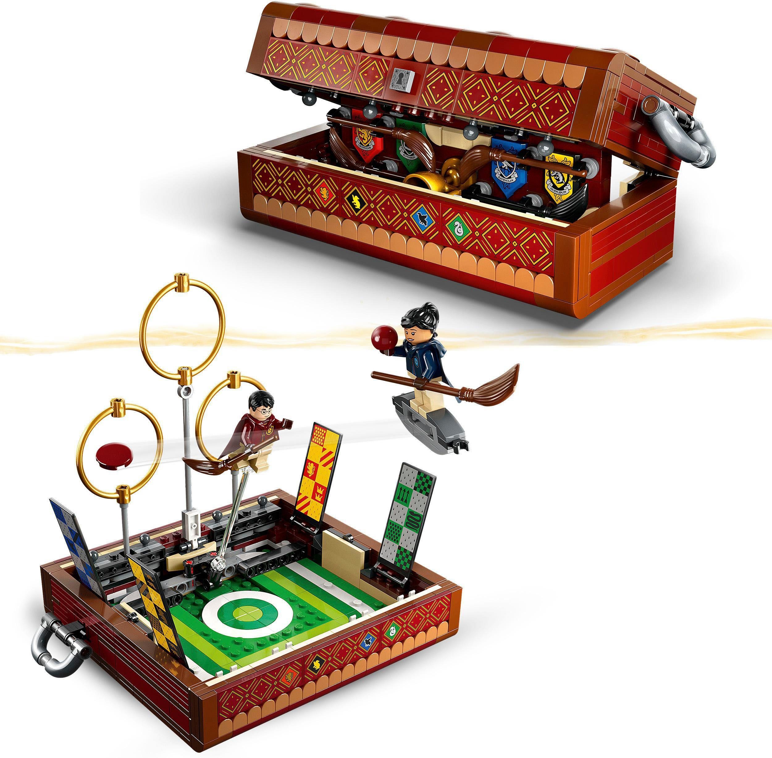 LEGO® Konstruktionsspielsteine Quidditch Koffer (76416), LEGO® Harry Potter, (599 St), Made in Europe