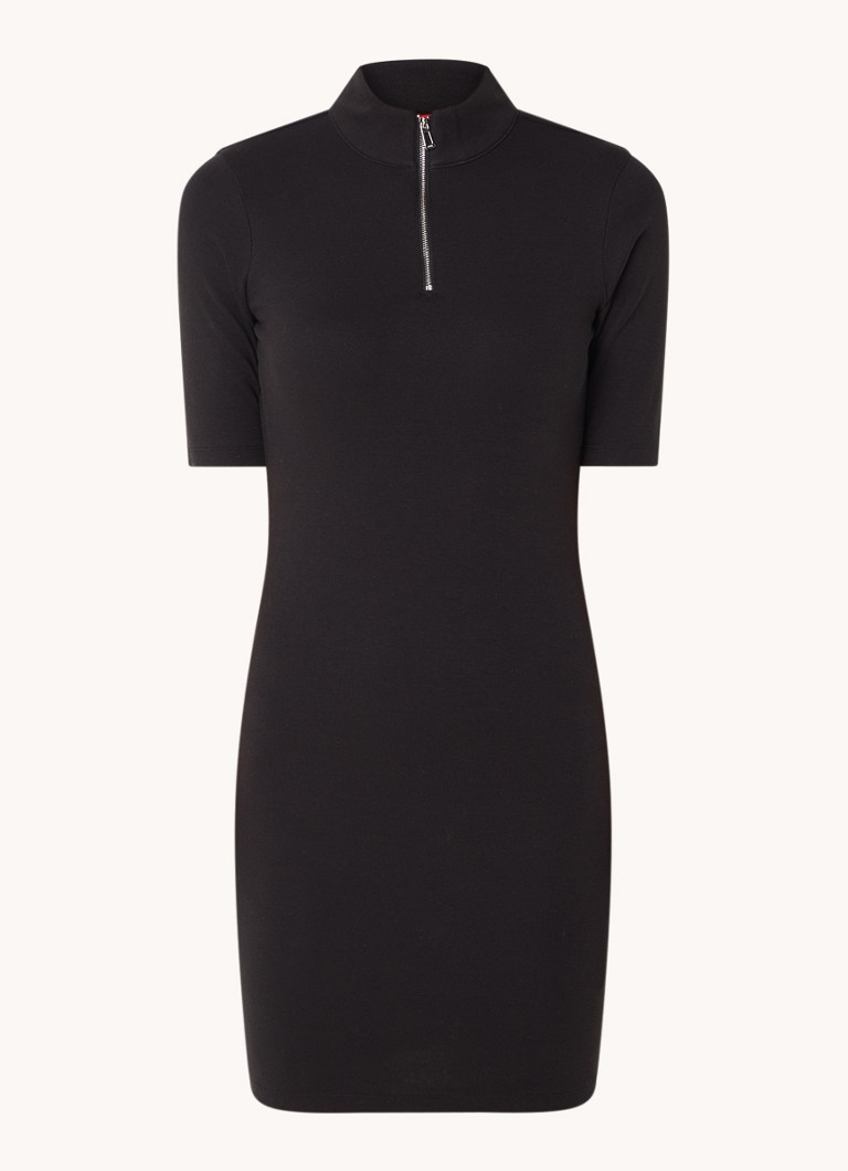 Minivestido Neriella con media cremallera de HUGO BOSS