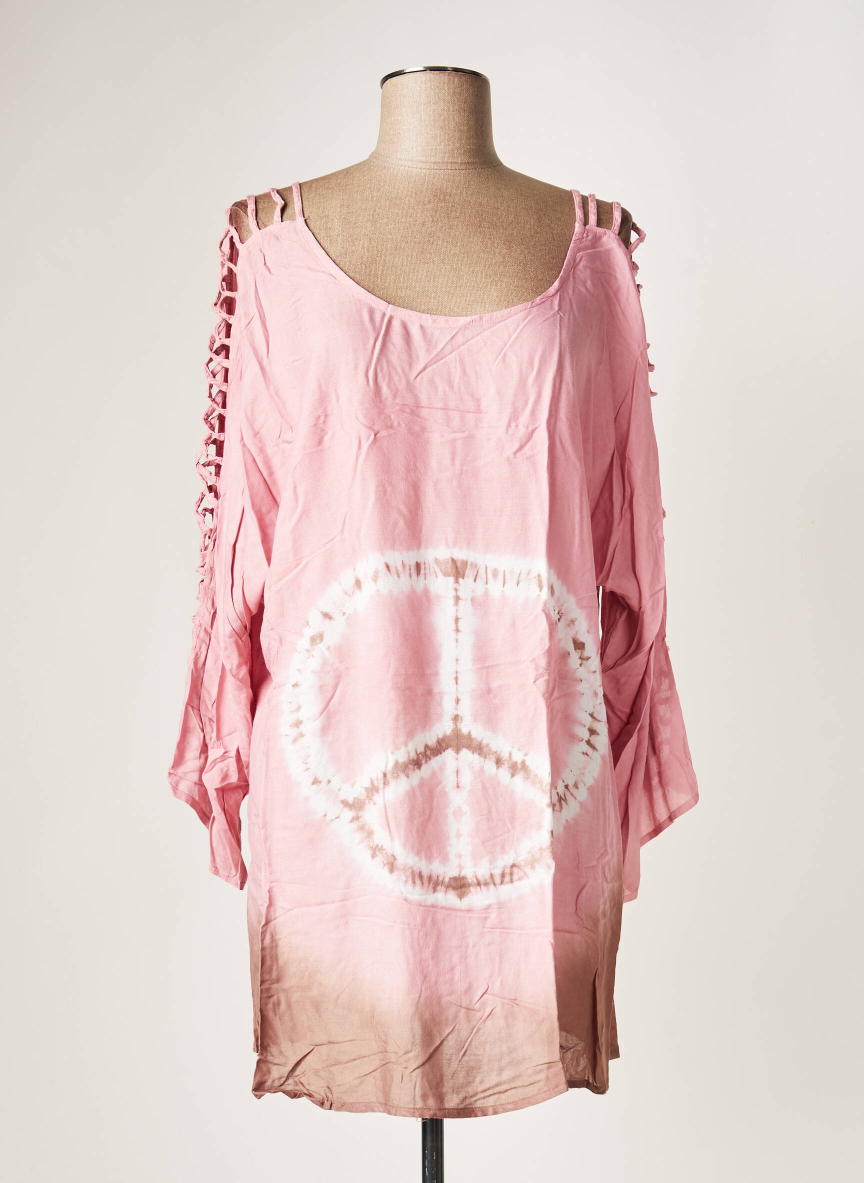 Pink P Tuniquemanchelongue Femme couleur rose