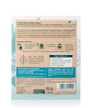 Kneipp Hydro Pflege Wasserminze - Agave - Kaktuswasser Tuchmaske-1 Stk
