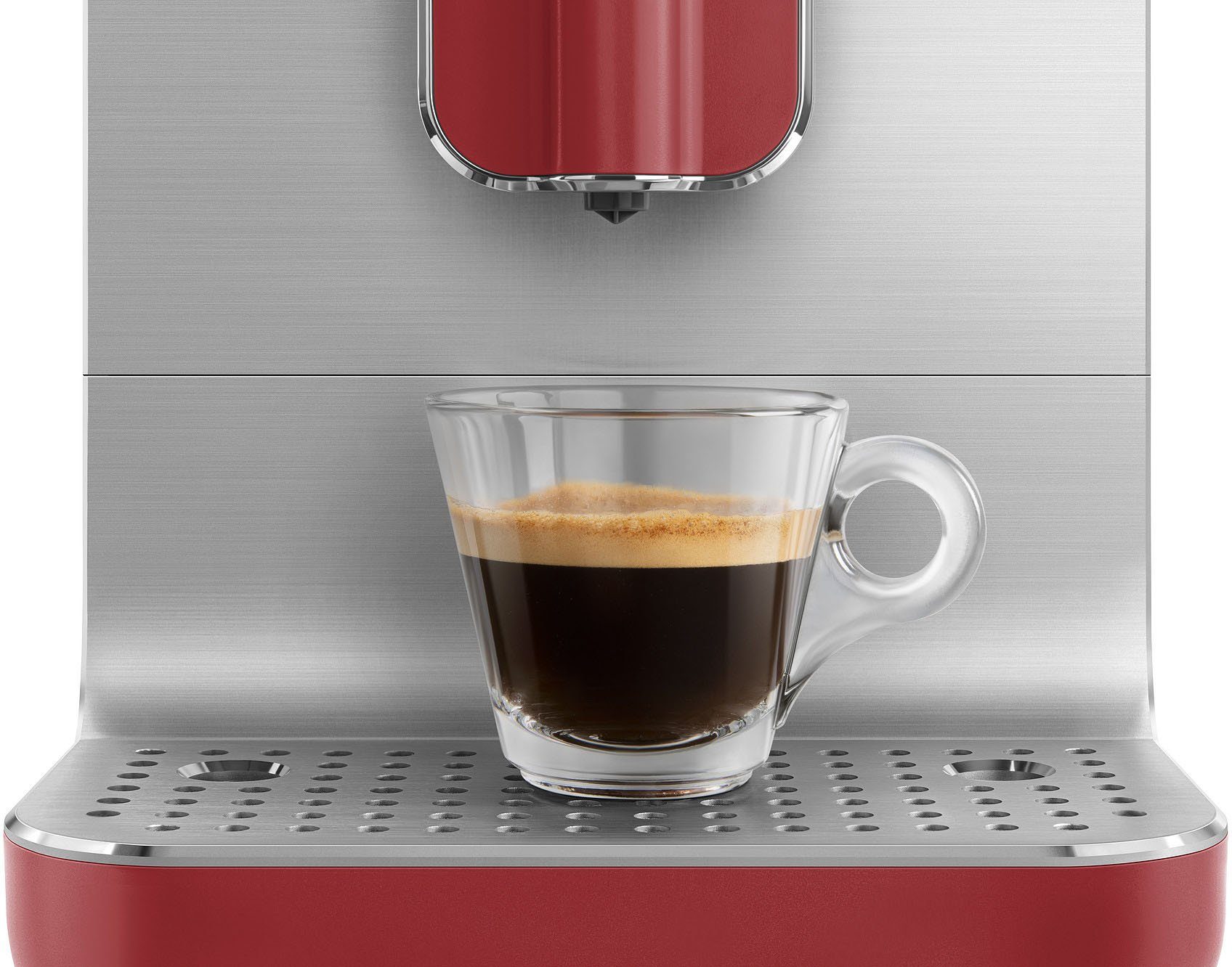 Smeg Kaffeevollautomat BCC01RDMEU, Herausnehmbare Brüheinheit