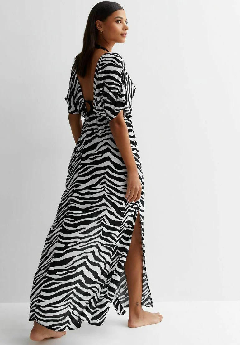 New Look ZEBRA MANGA CORTA - Accesorio de Playa