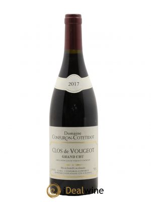 Clos de Vougeot Grand Cru Confuron-Cotetidot  2017 - Lot de 1 Bouteille