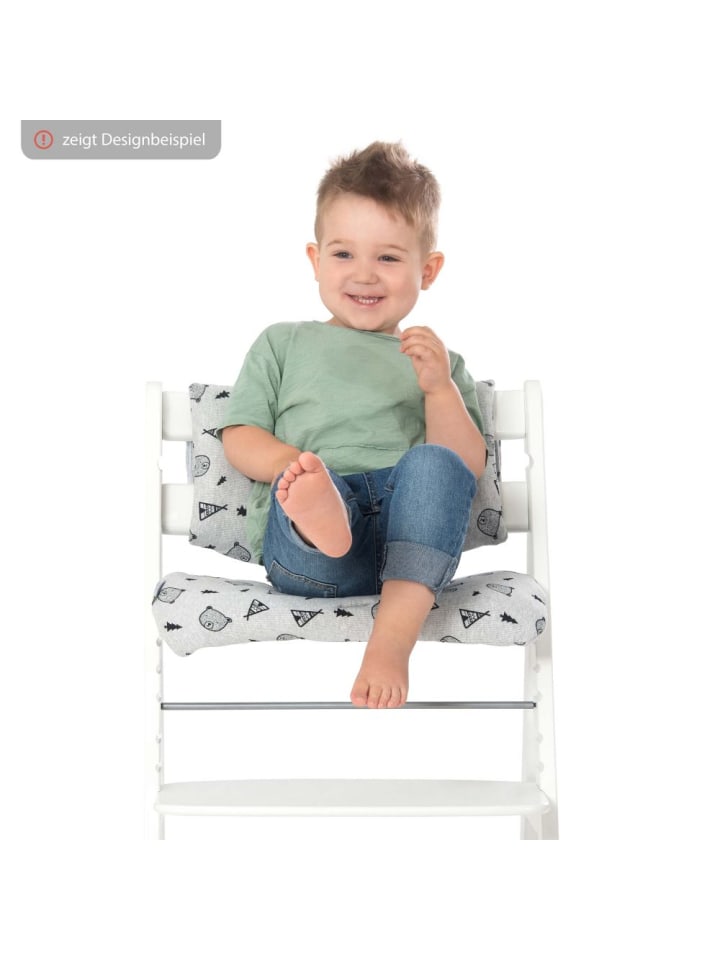 Hauck Hochstuhlauflage Deluxe - Nordic Grey in grau günstig kaufen onesize