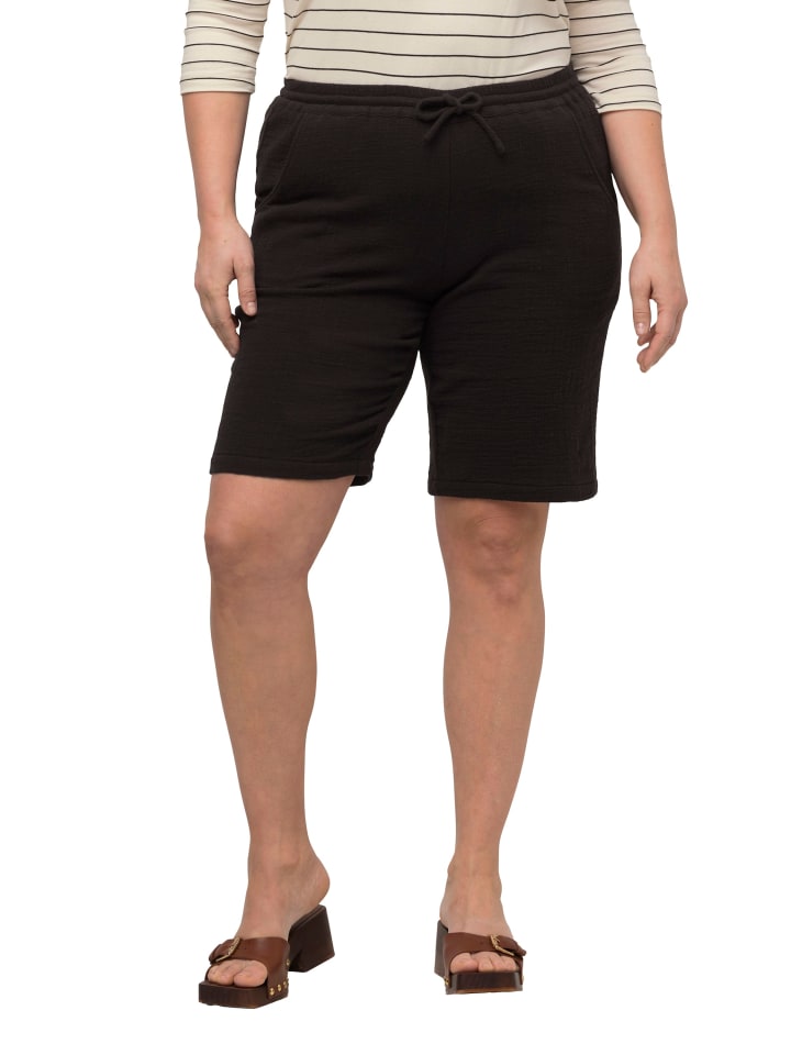 Ulla Popken Shorts in schwarz günstig kaufen