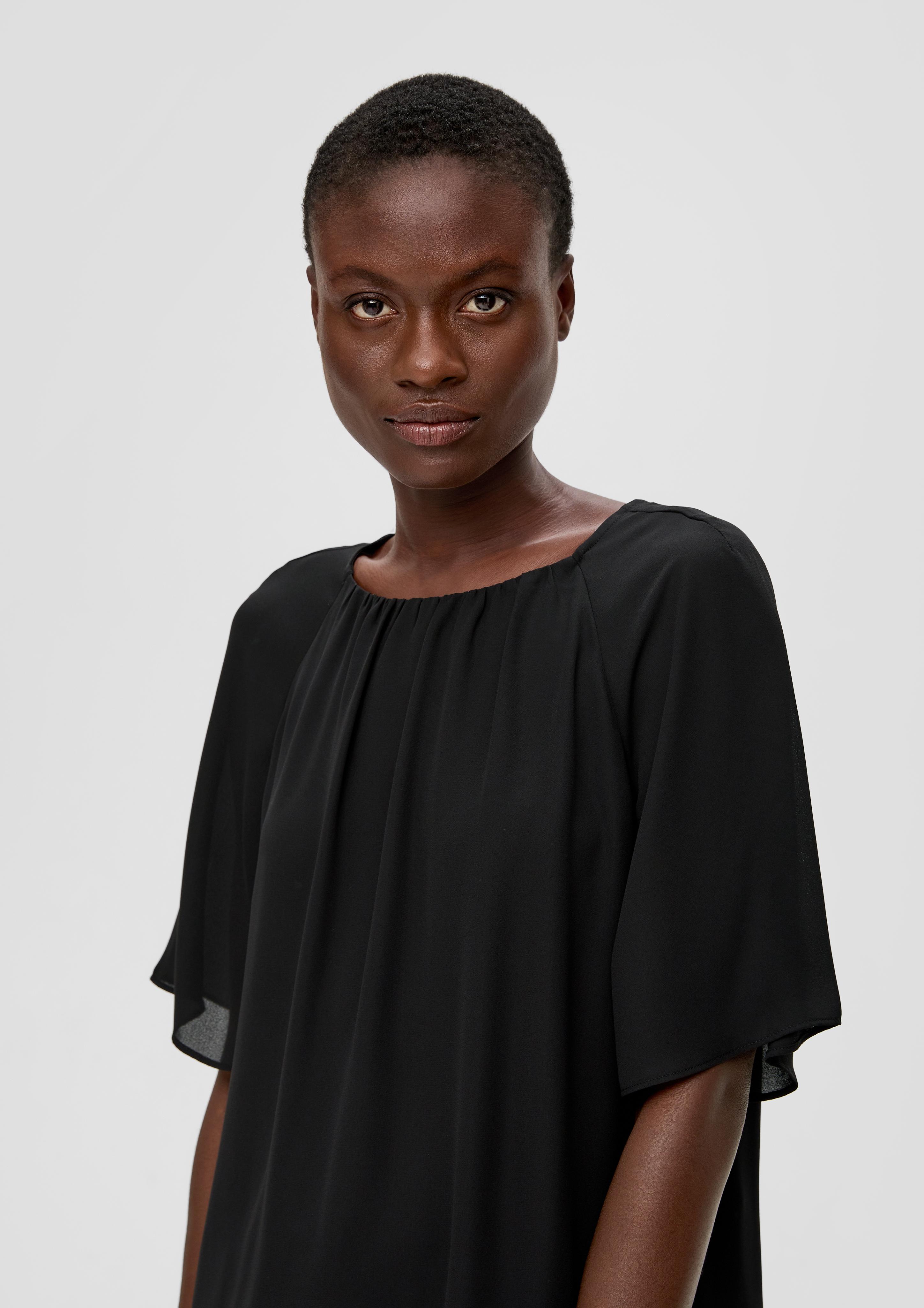 Chiffonbluse mit Raffung  2136088-9999