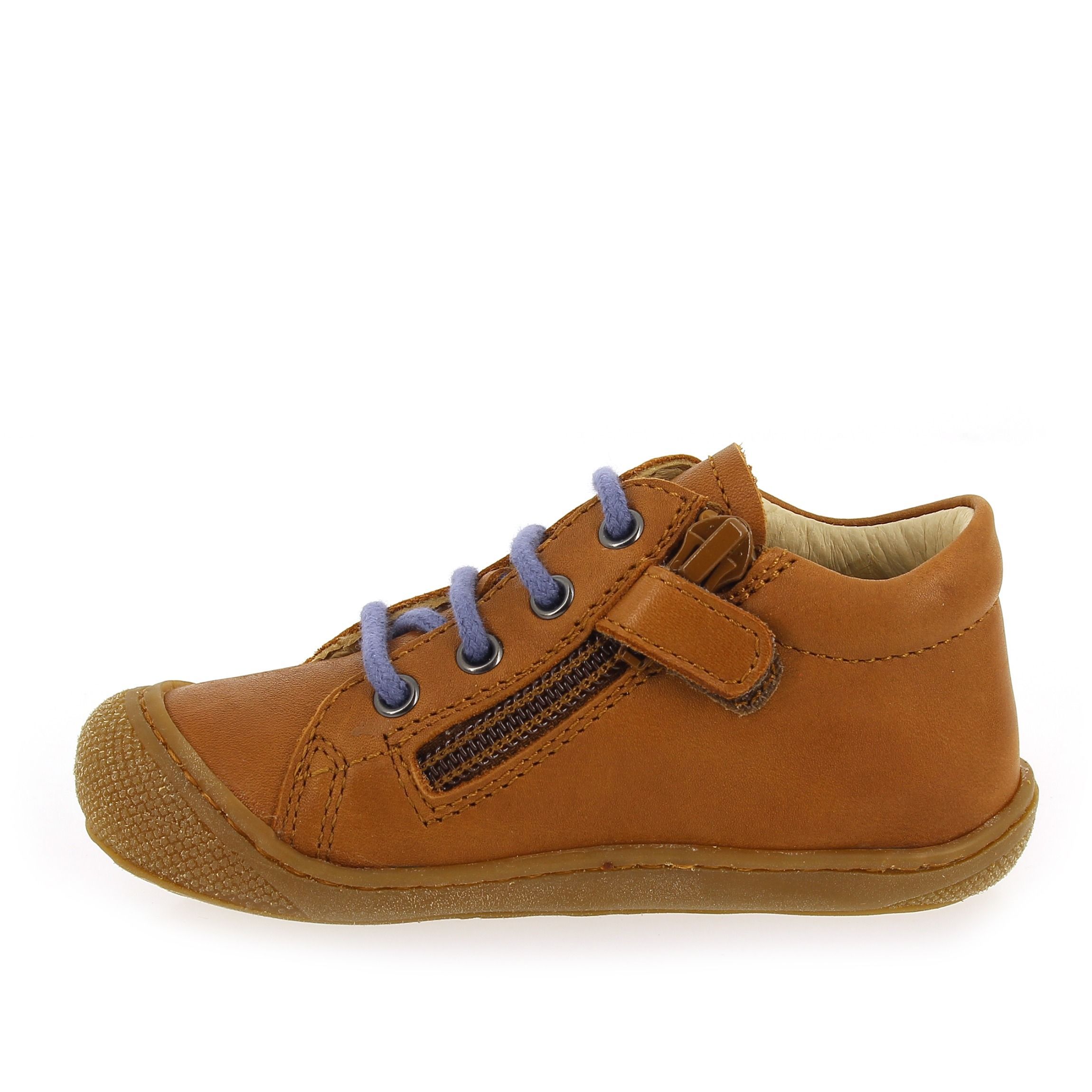 Naturino  COCOON ZIP NAPPA BOY - Cognac