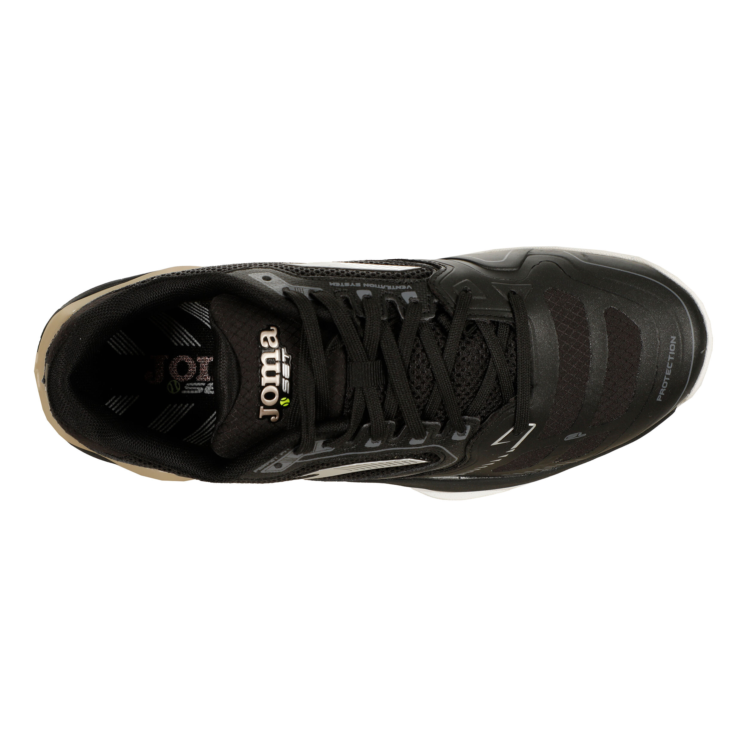 T Set Padelschuh Damen - Schwarz