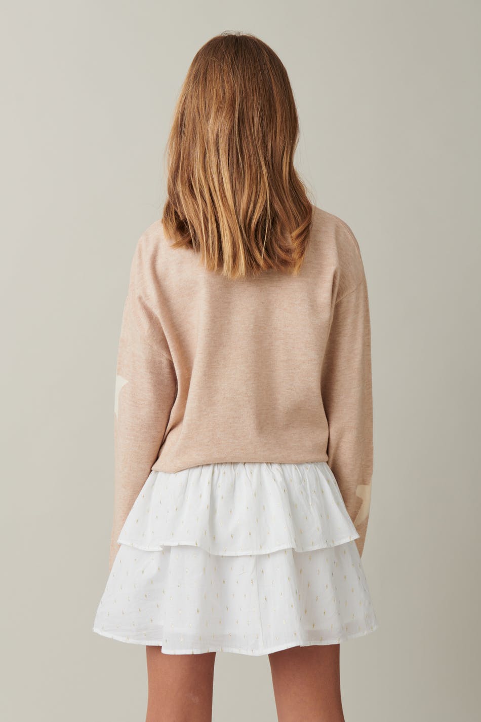 Y boho frill skirt